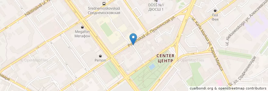 Mapa de ubicacion de Burger Hause en Rusya Federasyonu, Центральный Федеральный Округ, Voronej Oblastı, Городской Округ Воронеж.