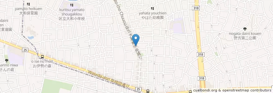 Mapa de ubicacion de 栄寿司 en 日本, 東京都, 杉並区.