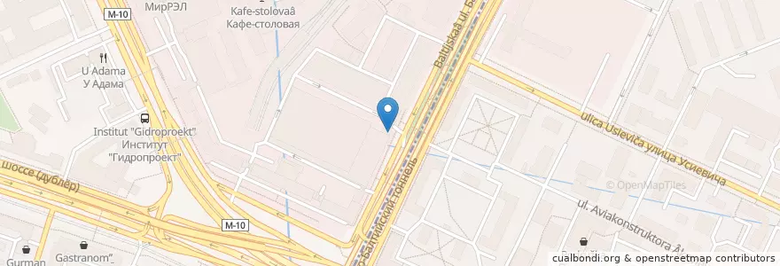 Mapa de ubicacion de Ренессанс Кредит en Rusland, Centraal Federaal District, Moskou, Северный Административный Округ, Район Сокол.