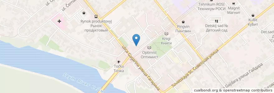 Mapa de ubicacion de Альянc №3 en Rusland, Centraal Federaal District, Oblast Koersk, Льговский Район, Городской Округ Льгов.