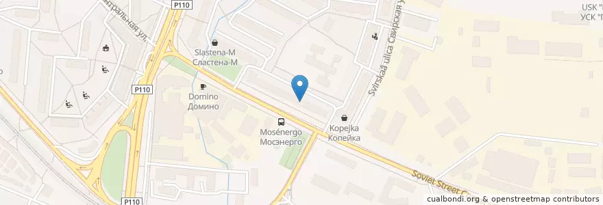 Mapa de ubicacion de Городская библиотека №3 en روسيا, Центральный Федеральный Округ, محافظة موسكو, Городской Округ Щёлково.