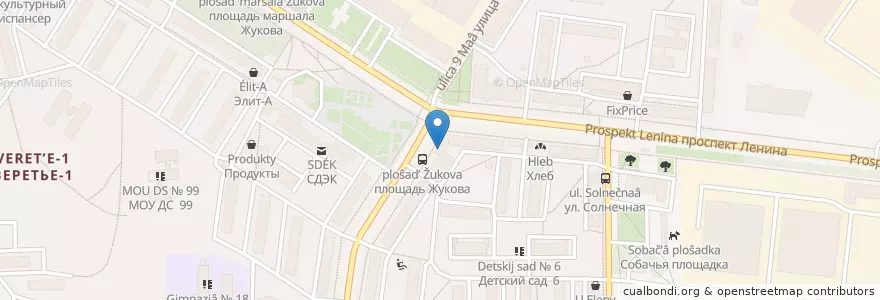 Mapa de ubicacion de Home Credit en Rusia, Distrito Federal Central, Óblast De Yaroslavl, Рыбинский Район, Городской Округ Рыбинск.