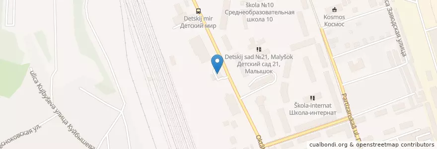Mapa de ubicacion de Роснефть en Russia, Distretto Federale Siberiano, Territorio Dell'altaj, Городской Округ Новоалтайск.