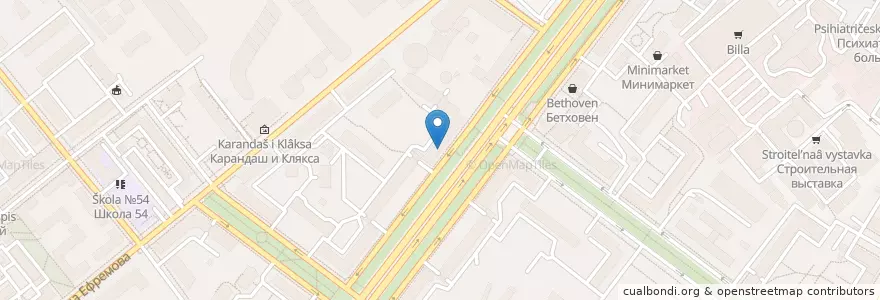 Mapa de ubicacion de 36,6 en Russia, Distretto Federale Centrale, Москва, Центральный Административный Округ, Район Хамовники.