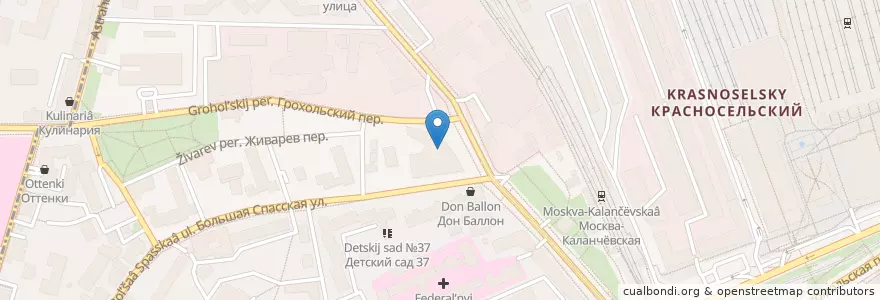 Mapa de ubicacion de Транскредитбанк en Russie, District Fédéral Central, Moscou, Центральный Административный Округ, Красносельский Район.