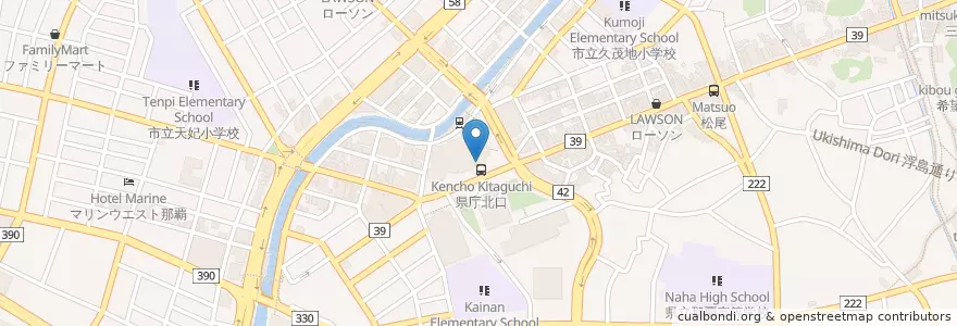 Mapa de ubicacion de モスバーガー en Japão, 沖縄県, 那覇市.