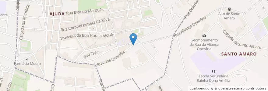 Mapa de ubicacion de Farmácia Boa-Hora en ポルトガル, Área Metropolitana De Lisboa, Lisboa, Grande Lisboa, リスボン, Belém.