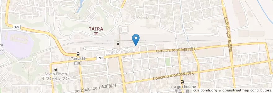 Mapa de ubicacion de 駐輪場 en Japan, Fukushima Prefecture, Iwaki.