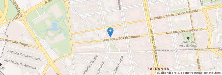 Mapa de ubicacion de Farmácia Cosmos en Portogallo, Área Metropolitana De Lisboa, Lisbona, Grande Lisboa, Lisbona, Avenidas Novas.