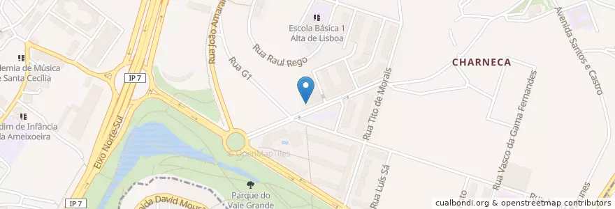 Mapa de ubicacion de Farmácia do Largo en Portekiz, Área Metropolitana De Lisboa, Lisboa, Grande Lisboa, Lizbon, Santa Clara.