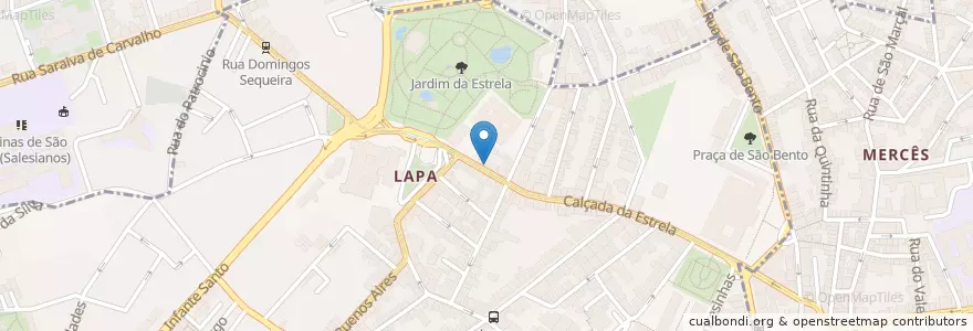 Mapa de ubicacion de Farmácia Gama en 葡萄牙, Área Metropolitana De Lisboa, Lisboa, Grande Lisboa, 里斯本, Estrela.