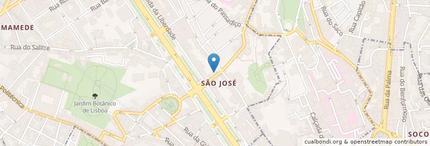 Mapa de ubicacion de Farmácia Galénica en Portugal, Área Metropolitana De Lisboa, Lisboa, Grande Lisboa, Lisbon.