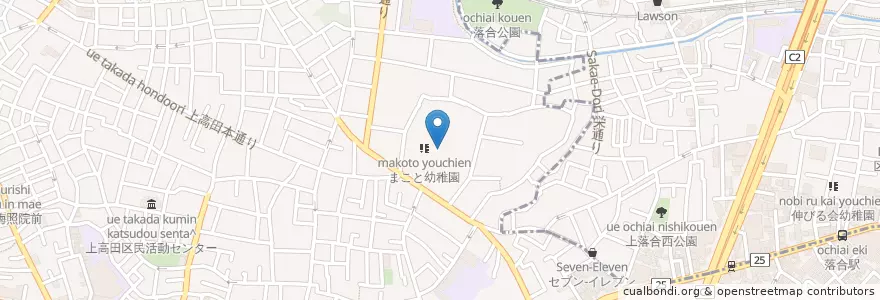 Mapa de ubicacion de 萬昌院功運寺 en Japão, Tóquio, 中野区.
