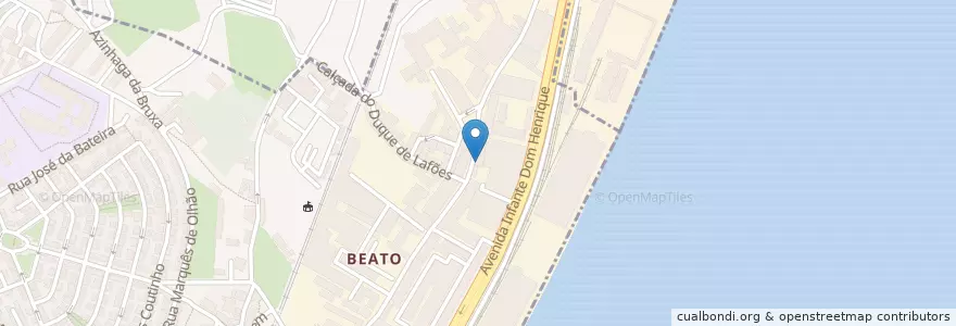 Mapa de ubicacion de Farmácia Grijó en 葡萄牙, Área Metropolitana De Lisboa, Beato.
