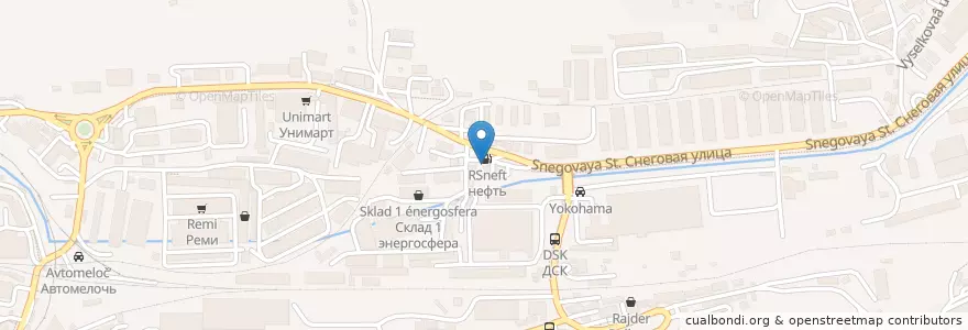 Mapa de ubicacion de RSнефть en Rusia, Дальневосточный Федеральный Округ, Приморский Край, Владивостокский Городской Округ.