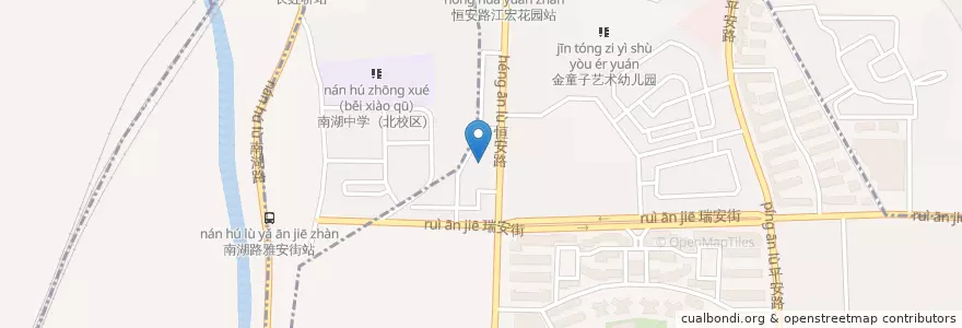 Mapa de ubicacion de 南湖街道办事处 en چین, هوبئی, ووهان, 武昌区, 南湖街道.