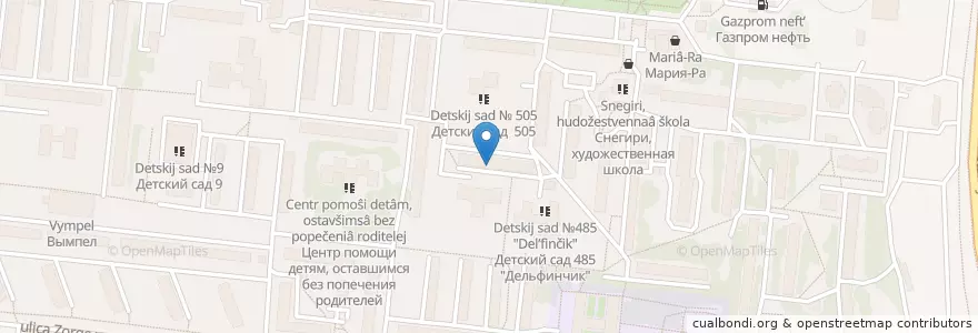 Mapa de ubicacion de Библиотека имени Макаренко en Russland, Föderationskreis Sibirien, Oblast Nowosibirsk, Городской Округ Новосибирск.