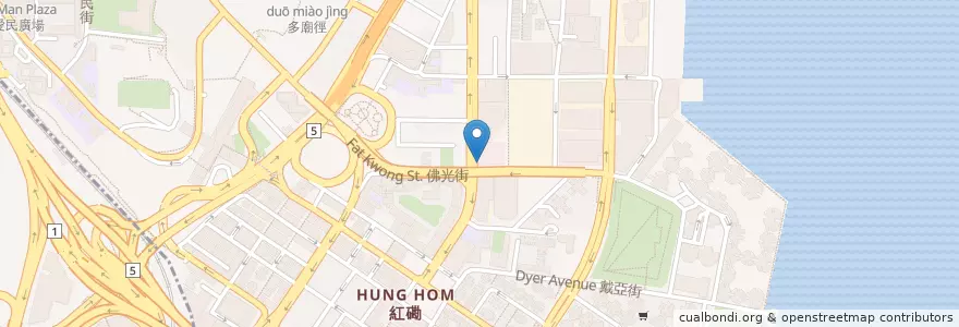 Mapa de ubicacion de BEA en Китай, Гуандун, Гонконг, Цзюлун, Новые Территории, 九龍城區 Kowloon City District.