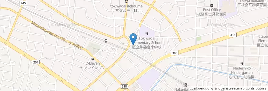 Mapa de ubicacion de 三井住友銀行 en 日本, 東京都, 板橋区.