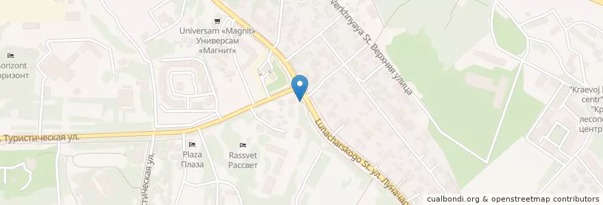 Mapa de ubicacion de Закусочная en Russia, South Federal District, Krasnodar Krai, Городской Округ Геленджик.