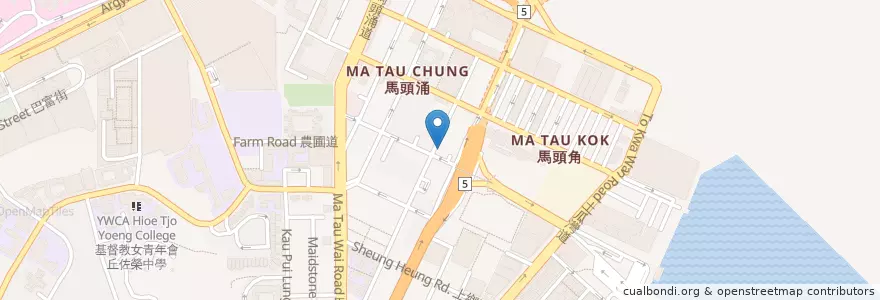 Mapa de ubicacion de HSBC en 中国, 広東省, 香港, 九龍, 新界, 九龍城區 Kowloon City District.