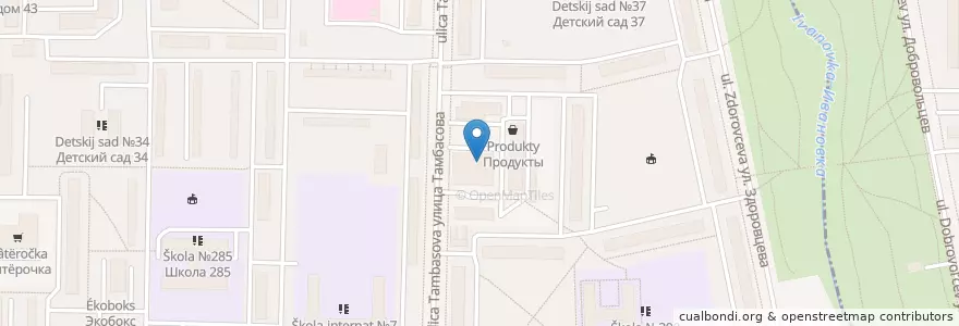 Mapa de ubicacion de Санкт-Петербург 198259 en Rusland, Северо-Западный Федеральный Округ, Oblast Leningrad, Sint-Petersburg, Красносельский Район, Округ Константиновское.