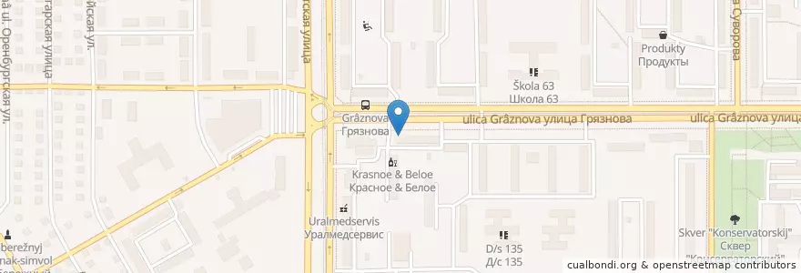 Mapa de ubicacion de Классика en Rusia, Уральский Федеральный Округ, Wilayah Chelyabinsk, Магнитогорский Городской Округ.