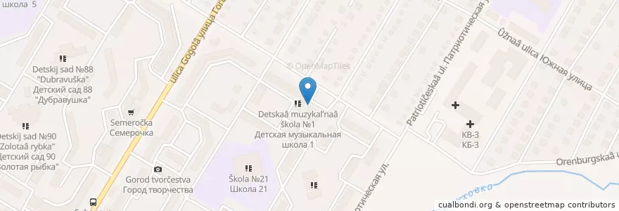 Mapa de ubicacion de Мэри Поппинс студия развития детей en Russie, District Fédéral De La Volga, Bachkirie, Городской Округ Стерлитамак.
