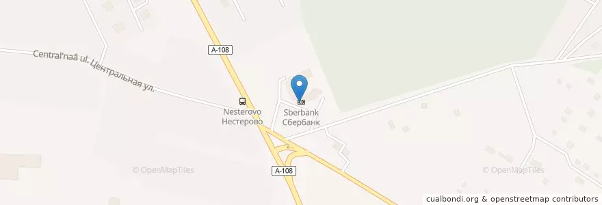 Mapa de ubicacion de Сбербанк en 俄罗斯/俄羅斯, Центральный Федеральный Округ, 莫斯科州, Рузский Городской Округ.