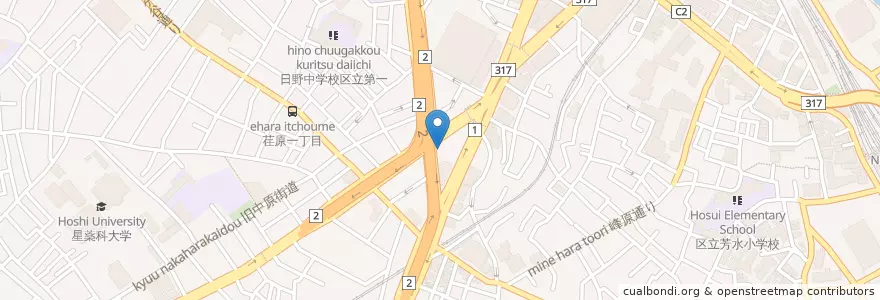 Mapa de ubicacion de 品川消防署 五反田出張所 en Japon, Tokyo, 品川区.