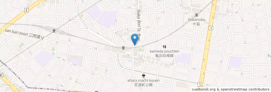 Mapa de ubicacion de きむきむ en Япония, Токио, Синагава.