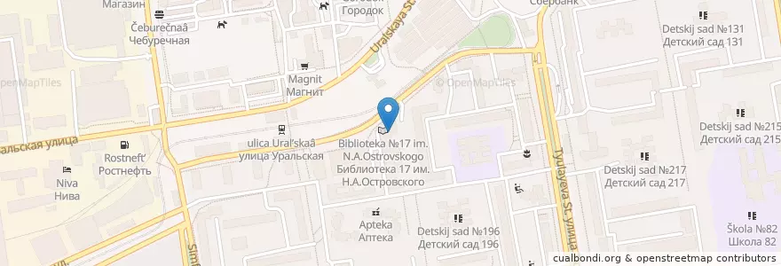 Mapa de ubicacion de Поликлиника №7 en 俄罗斯/俄羅斯, 南部联邦管区, 克拉斯诺达尔边疆区, Городской Округ Краснодар.