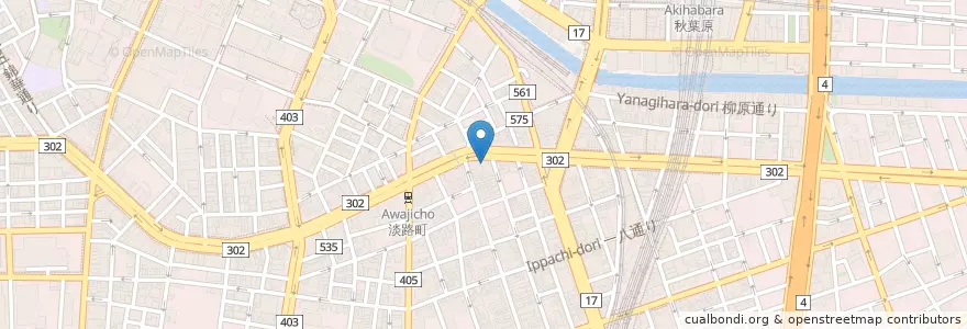 Mapa de ubicacion de 世界の山ちゃん en Japon, Tokyo, 千代田区.
