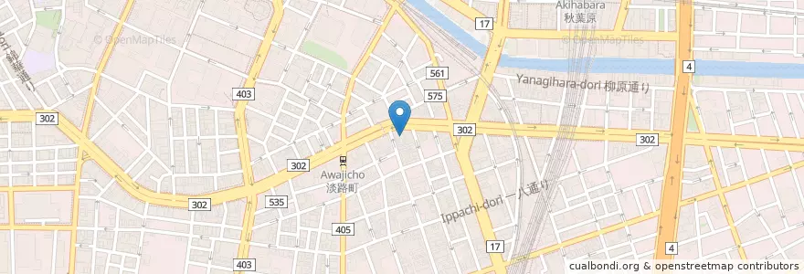 Mapa de ubicacion de カフェ・ベローチェ en 日本, 東京都, 千代田区.