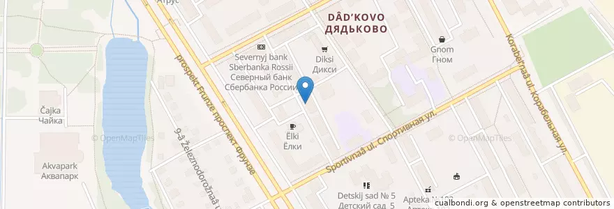 Mapa de ubicacion de Дент Ас en Rusland, Centraal Federaal District, Oblast Jaroslavl, Ярославский Район, Городской Округ Ярославль.
