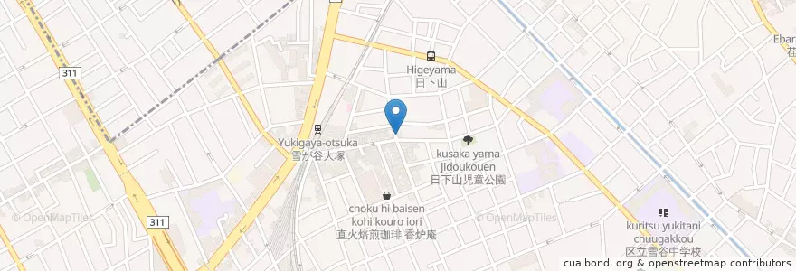 Mapa de ubicacion de 南雪谷自治会館 en 일본, 도쿄도, 大田区.