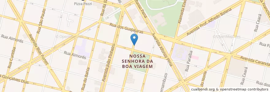 Mapa de ubicacion de Tonel de Pinga en Brasilien, Südosten, Minas Gerais, Região Geográfica Intermediária De Belo Horizonte, Região Metropolitana De Belo Horizonte, Microrregião Belo Horizonte, Belo Horizonte.