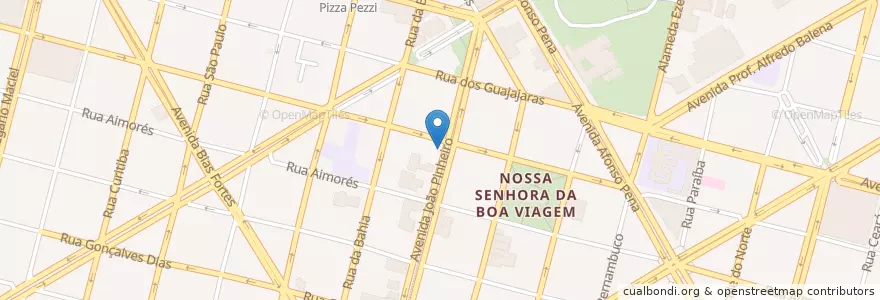 Mapa de ubicacion de Bruxa Pastéis en Brasil, Región Sudeste, Minas Gerais, Região Geográfica Intermediária De Belo Horizonte, Região Metropolitana De Belo Horizonte, Microrregião Belo Horizonte, Belo Horizonte.