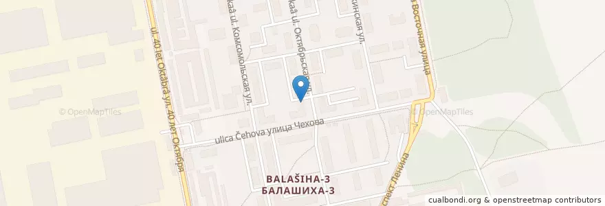 Mapa de ubicacion de Аптека/Оптика en Russia, Distretto Federale Centrale, Oblast' Di Mosca, Городской Округ Балашиха.