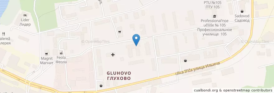 Mapa de ubicacion de Поликлиника №2 МУЗ НЦРБ en ロシア, 中央連邦管区, モスクワ州, Богородский Городской Округ.