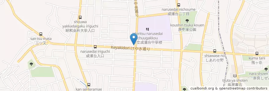 Mapa de ubicacion de みうらデンタルクリニック en Japonya, 東京都.