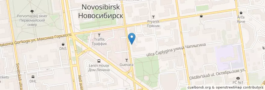 Mapa de ubicacion de Якитория en Rusia, Сибирский Федеральный Округ, Wilayah Novosibirsk, Городской Округ Новосибирск.