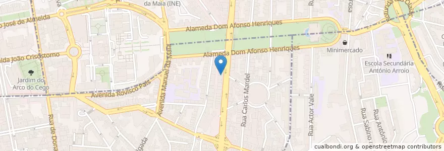 Mapa de ubicacion de Farmácia Lusa en 葡萄牙, Área Metropolitana De Lisboa, Lisboa, Grande Lisboa, 里斯本.