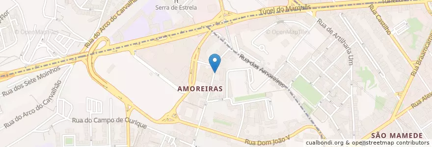 Mapa de ubicacion de Farmácia Ivone en 葡萄牙, Área Metropolitana De Lisboa, Lisboa, Grande Lisboa, 里斯本, Campo De Ourique.