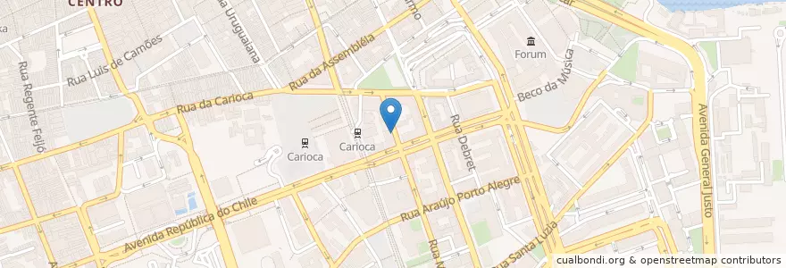 Mapa de ubicacion de Loteria Econômica en 브라질, 남동지방, 리우데자네이루, Região Geográfica Imediata Do Rio De Janeiro, Região Metropolitana Do Rio De Janeiro, Região Geográfica Intermediária Do Rio De Janeiro, 리우데자네이루.