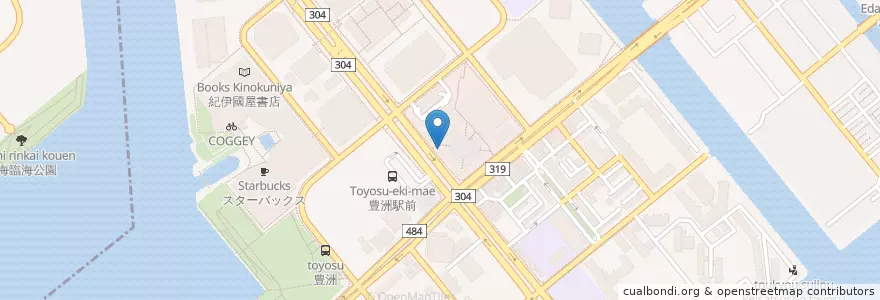 Mapa de ubicacion de ドトールコーヒーショップ en Japan, Tokio, 江東区.