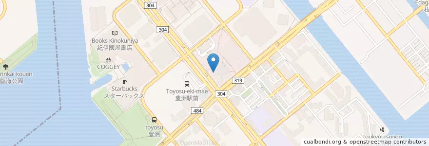 Mapa de ubicacion de Pronto en Japon, Tokyo, 江東区.