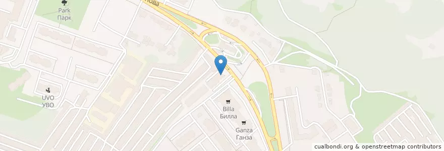 Mapa de ubicacion de АВС Cafe en 俄罗斯/俄羅斯, Приволжский Федеральный Округ, 下诺夫哥罗德州, Городской Округ Нижний Новгород.