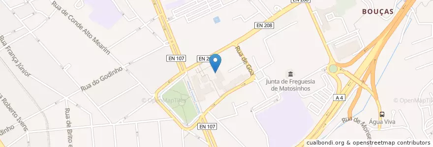Mapa de ubicacion de Libra Lounge en Portugal, Norte, Área Metropolitana Do Porto, Porto, Matosinhos, Matosinhos E Leça Da Palmeira.