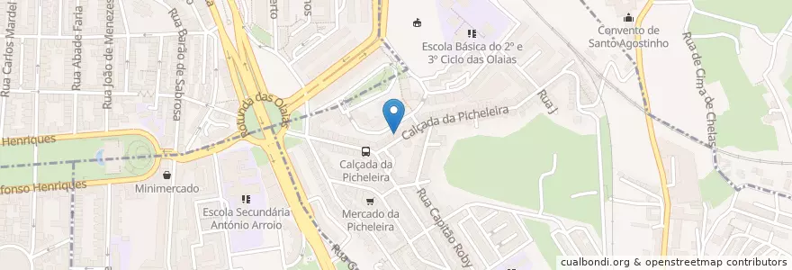 Mapa de ubicacion de Farmácia Marluz en 葡萄牙, Área Metropolitana De Lisboa, Lisboa, Grande Lisboa, 里斯本, Beato.
